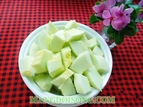 Cách làm kem dưa bở vừa ngon vừa mát từ trong ra ngoài 3