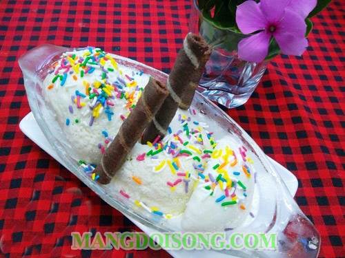 Cách làm kem dưa bở vừa ngon vừa mát từ trong ra ngoài 6