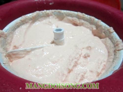 Cách làm kem dưa hấu ngon đỏ đẹp mắt mát cho mùa hè 6