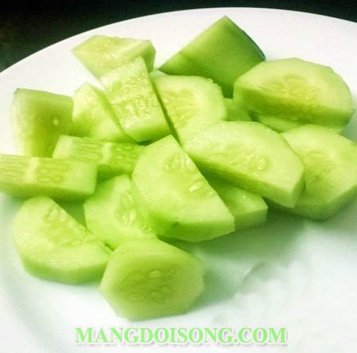 Cách làm kem dưa leo vị chanh đẹp da dáng chuẩn giải nhiệt cuộc sống 2