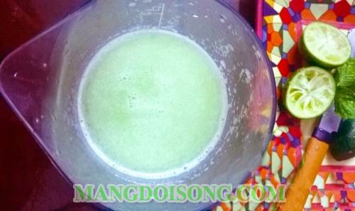 Cách làm kem dưa leo vị chanh đẹp da dáng chuẩn giải nhiệt cuộc sống 5