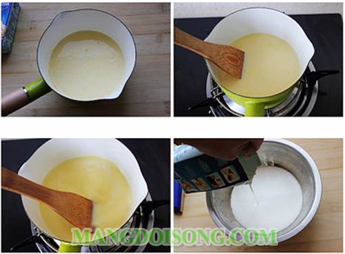 Cách làm kem ốc quế hương dâu ngon như mua trong siêu thị 3