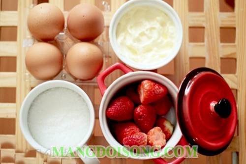 Cách làm kem semifreddo dâu tươi ngon mát theo công thức batista người Ý 1