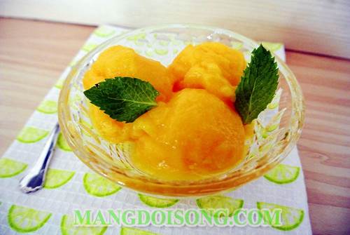 Cách làm kem sorbet cam xoài ngon độc đáo tăng cường vitamin C cho cơ thể khỏe mạnh 7