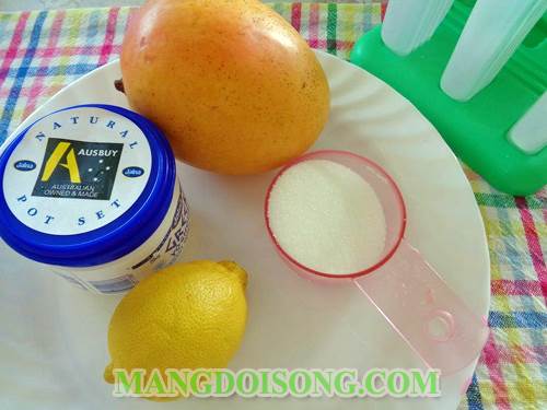 Cách làm kem xoài sữa chua cho ngon bé yêu thưởng thức 1