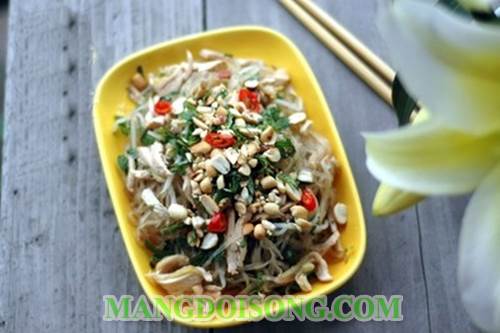 Cách làm miến gà trộn giá thơm ngon đơn giản ăn hoài không ngán trong 15 phút 8