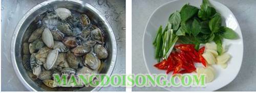 Cách làm ngao xào húng quế ngon cho ngày đầu tuần 2