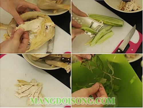 Cách làm phở gà khô thơm ngon hấp dẫn dùng làm món điểm tâm cho bữa ăn sáng 1