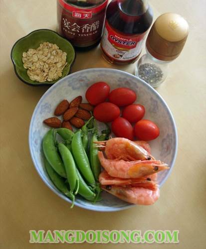 Cách làm salade tôm cà chua đậu cô ve ngon bắt mắt đơn giản ai cũng có thể làm được cho bữa ăn trưa 1