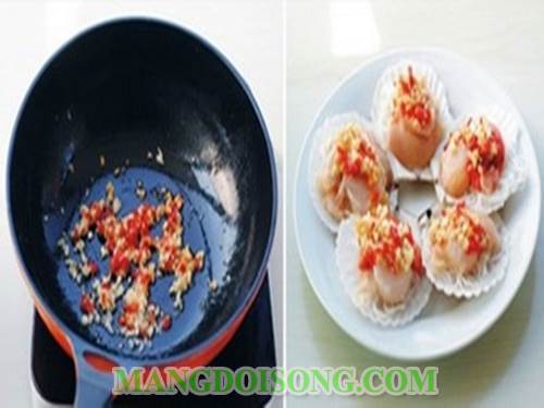 Cách làm sò điệp hấp miến cay thơm ngon bắt mắt sang trọng cho bữa tiệc ngày lễ thêm hấp dẫn 4