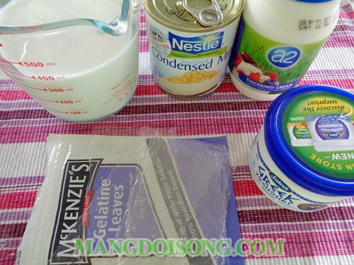 Cách làm sữa chua thạch trà xanh ngon mát giải nhiệt 1
