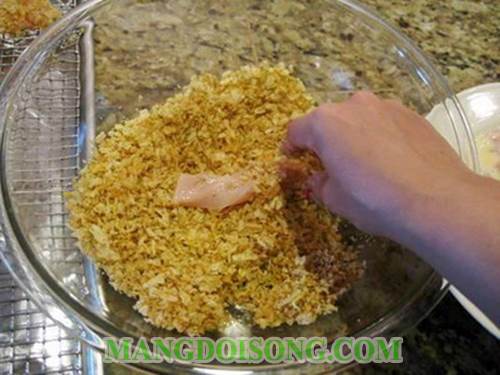 Cách làm thịt gà nướng khoai tây chip chấm tương nâu ngon đơn giản dùng để ăn vặt 6