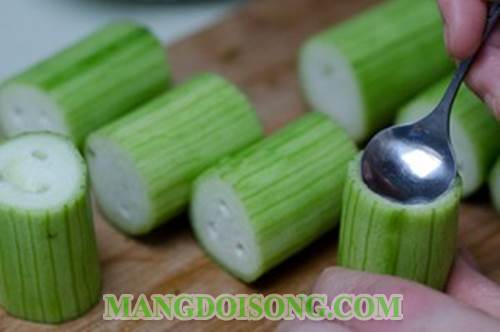 Cách làm tôm càng hấp mướp hương ngon ngọt thanh mát đẹp mắt như trong nhà hàng chấm với nước tương mù tạt sảng khoái trong chiều hè 8