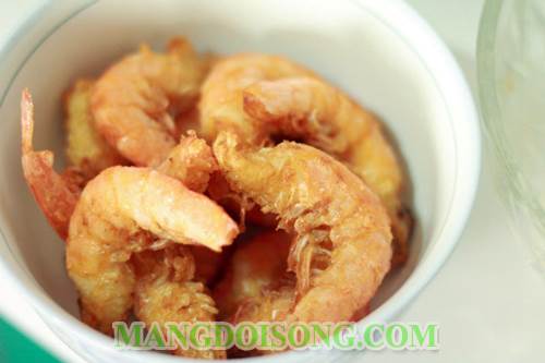Cách làm tôm chiên xóc muối ngon rất đơn giản ai cũng có thể làm được 4