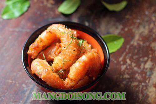 Cách làm tôm chiên xóc muối ngon rất đơn giản ai cũng có thể làm được 7