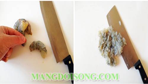 Cách làm tôm viên củ sen chiên xù chấm sốt cà ri ngon cho cả nhà thưởng thức 1