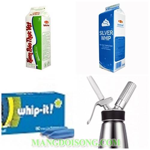 Cách làm whipping cream tại nhà với bình tạo kem tươi 1