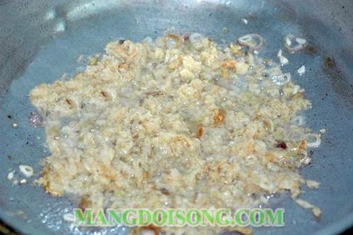 Cách nấu canh cải tôm khô ngon ngọt hấp dẫn cho bữa cơm trưa gia đình bạn thêm ngon 6