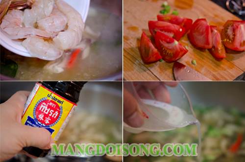 Cách nấu canh tôm nấm Hàn Quốc chua cay ngon hết sảy cho bữa cơm ngày mưa 8