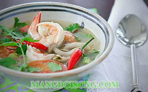 Cách nấu canh tôm nấm Hàn Quốc chua cay ngon hết sảy cho bữa cơm ngày mưa 9
