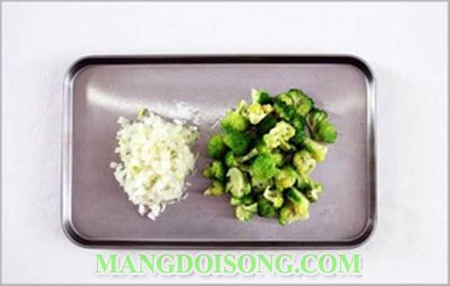 Cách nấu cháo tôm phô mai bông cải ngon ngọt hấp dẫn cho bé yêu mau lớn 3