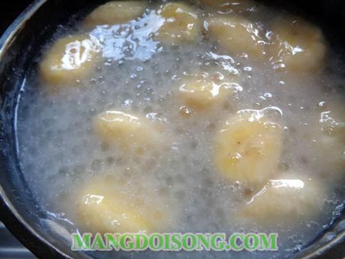Cách nấu chè chuối nước cốt dừa đặc biệt thơm ngon 3