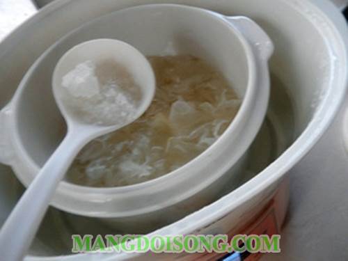 Cách nấu súp nấm đu đủ ngon ngọt thanh mát giải nhiệt cho mùa hè không lo bị nóng trong người 6