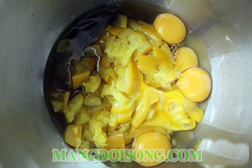 Cách làm bánh gato nhân cam phủ lớp mặt hạnh nhân thơm ngon trông thật hấp dẫn bắt mắt 3