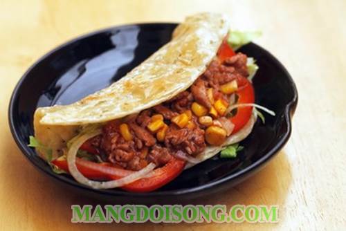 Cách làm bánh kẹp Tacos ngon nổi tiếng đến từ đất nước Mexico xinh đẹp dùng làm món ăn điểm tâm ngon cho gia đình nhà bạn 9