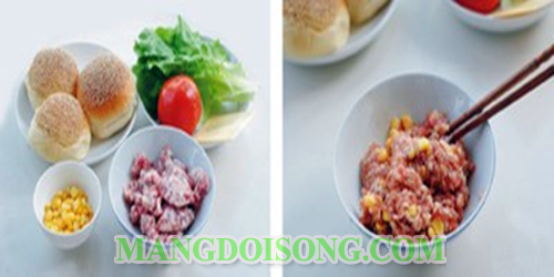 Cách làm bánh mì hamburger thơm ngon đẹp mắt nhiều chất dinh dưỡng như mua trong các nhà hàng 7