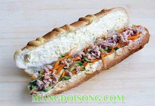 Cách làm bánh mì kẹp cá ngừ trứng luộc ngon đẹp mắt chế biến nhanh chóng đơn giản ngay tai bếp nhà bạn 5
