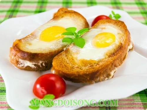 Cách làm bánh mì ốp la ngon đẹp mắt theo phong cách châu âu dùng làm món điểm tâm ngon 7