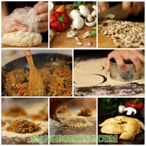 Cách làm bánh xếp chay nhân rau củ thơm ngon ăn hoài không ngán cho ngày rằm 1