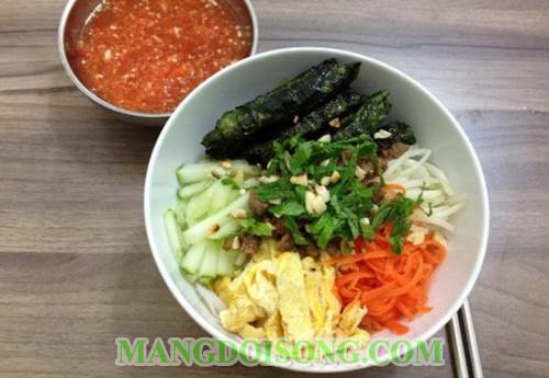 Cách làm bún thịt bò cuốn lá lốt ngũ sắc ngon đẹp mắt ăn vào là mê ngay dùng làm món điểm tâm sáng 5