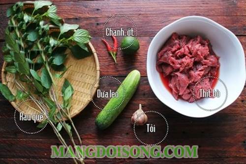 Cách làm bún trộn thịt bò xào ngon đơn giản cho bữa điểm tâm sáng nhanh gọn nhiều dưỡng chất 1