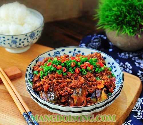 Cách làm cà tím sốt thịt bằm thơm phức dùng cho bữa cơm chiều ngon 6