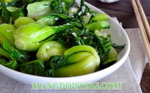 Cách làm cải thìa xào tỏi ngon thơm lừng cung cấp nhiều vitamin cho cơ thể giải nhiệt vào mùa hè 3