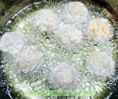 Cách làm chả cá viên chiên xù nhân mayonnaise độc đáo cực béo làm món ăn vặt ngon hàng ngày 5