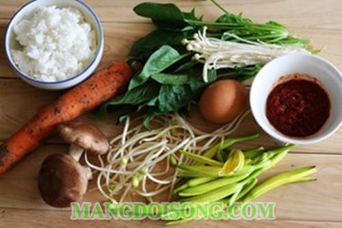 Cách làm cơm trộn hàn quốc ngon đơn giản đẹp mắt theo phương pháp truyền thống 1
