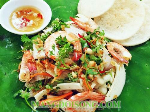 Cách làm gỏi cổ hủ dừa tôm thịt ngon đẹp mắt có hương vị chua cay như các món gỏi thái lan 9