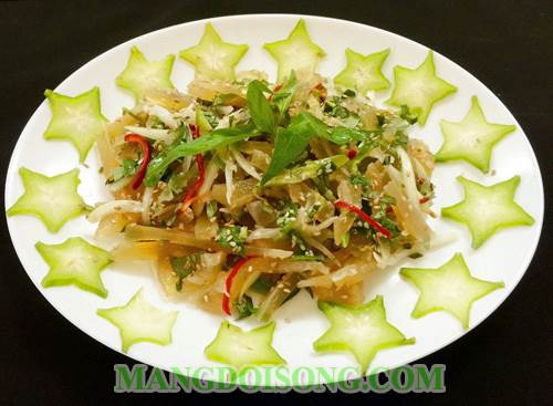 Cách làm gỏi gân bò hành tây khế chua ngon ngất ngây đẹp mê say cho ông xã lai rai cuối tuần 6