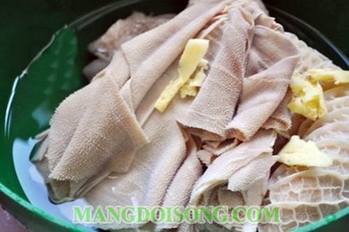 Cách làm gỏi sách bò khăn long bò chua cay ngọt ngon dùng làm món nhậu bình dân cho ông xã ngày cuối tuần 2