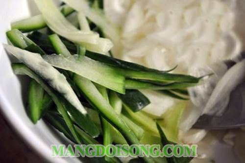 Cách làm gỏi sách bò khăn long bò chua cay ngọt ngon dùng làm món nhậu bình dân cho ông xã ngày cuối tuần 4