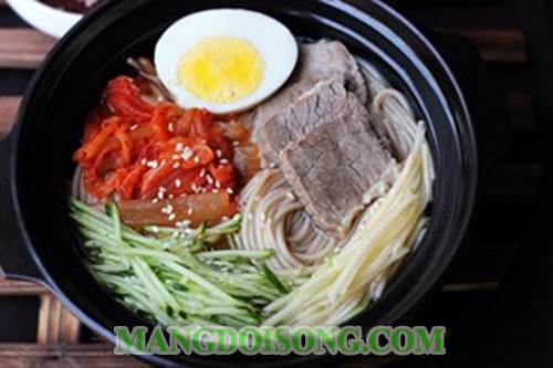 Cách làm mì lạnh hàn quốc ngon hấp dẫn đặc biệt theo phương pháp truyền thống 9