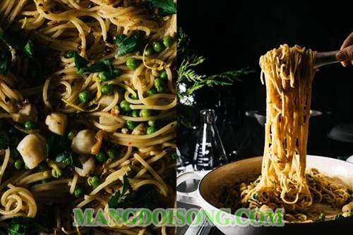 Cách làm mì ý xào hải sản thơm ngon nhanh gọn đơn giản chỉ trong 10 phút dùng làm món điểm tâm 3