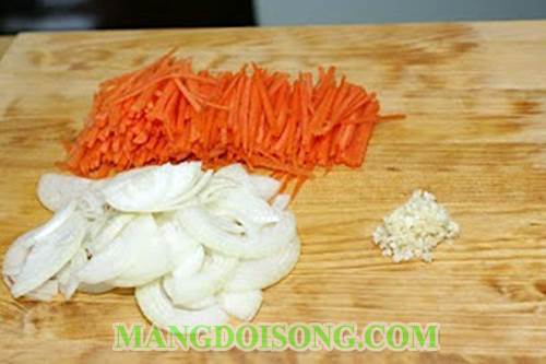Cách làm miến trộn thịt bò nấm rau củ ngon theo phong cách ẩm thực Hàn Quốc ngon dùng làm món điểm tâm 4