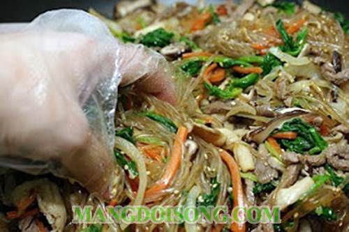 Cách làm miến trộn thịt bò nấm rau củ ngon theo phong cách ẩm thực Hàn Quốc ngon dùng làm món điểm tâm 9