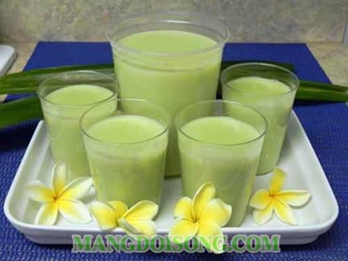 Cách làm nước rau má đậu xanh thơm ngọt mát bổ dưỡng dùng để giải nhiệt mùa hè 5