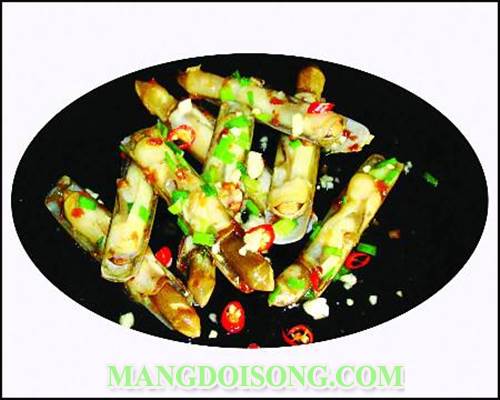Cách làm ốc móng tay xào sa tế thơm ngon bắt mắt dùng làm món nhậu ngon món ăn cơm cũng rất tuyệt 3
