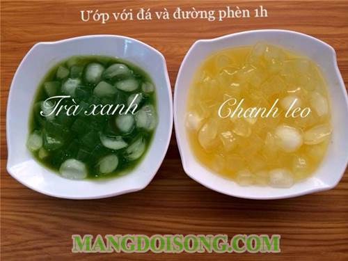 Cách làm thạch nha đam đường phèn giòn tan dùng để chế biến đồ uống tươi mát cho ngày hè nóng bức 6
